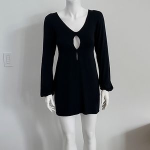 Black mini skirt dress